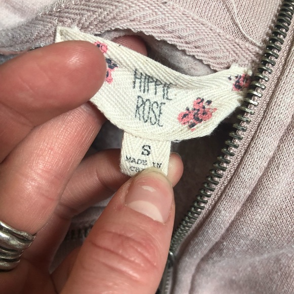 Cropped colorblock quarter zip - Picture 4 of 4